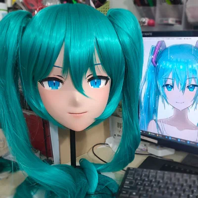(GLb044)Customize Character Female Girl Resin Half Head Crossdress Cosplay Japanese Anime Role Kigurumi Mask With Eyes And Wig
(GLb044)Customize Character Female Girl Resin Half Head Crossdress Cosplay Japanese Anime Role Kigurumi Mask With Eyes And Wig