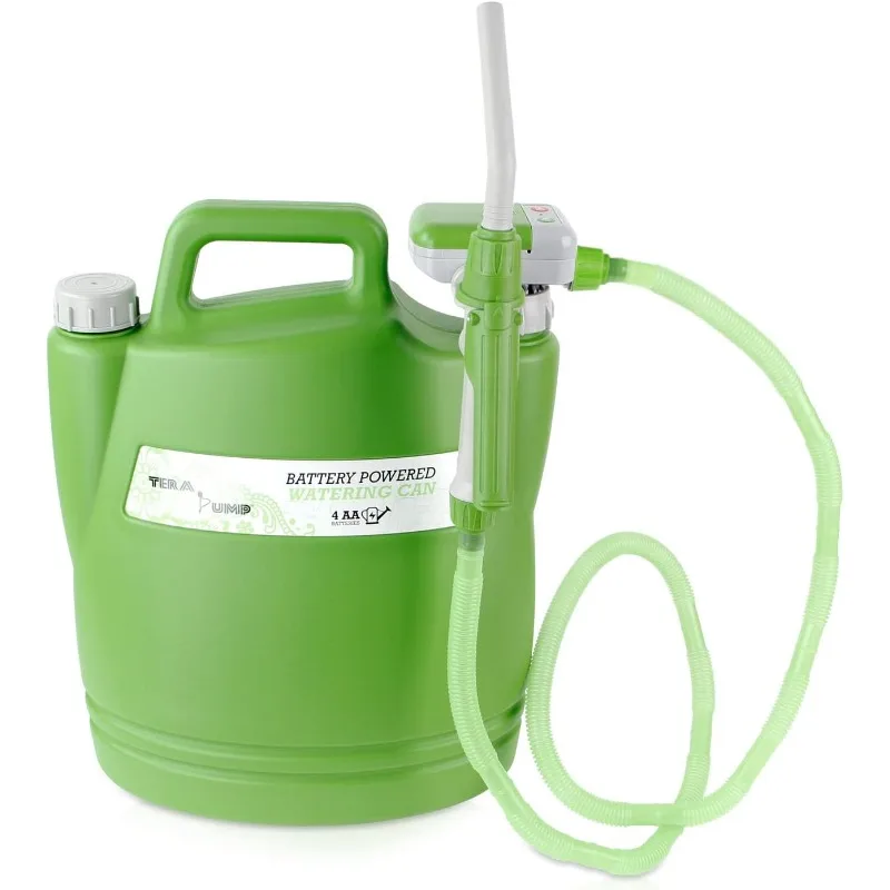 TERA PUMP 2nd Gen. TRWC-L Battery Powered Watering Can with Detacheable 4.9 Feet Long Hose, Green,3.8 Gallon Can (Included)
TERA PUMP 2nd Gen. TRWC-L Battery Powered Watering Can with Detacheable 4.9 Feet Long Hose, Green,3.8 Gallon Can (Included)