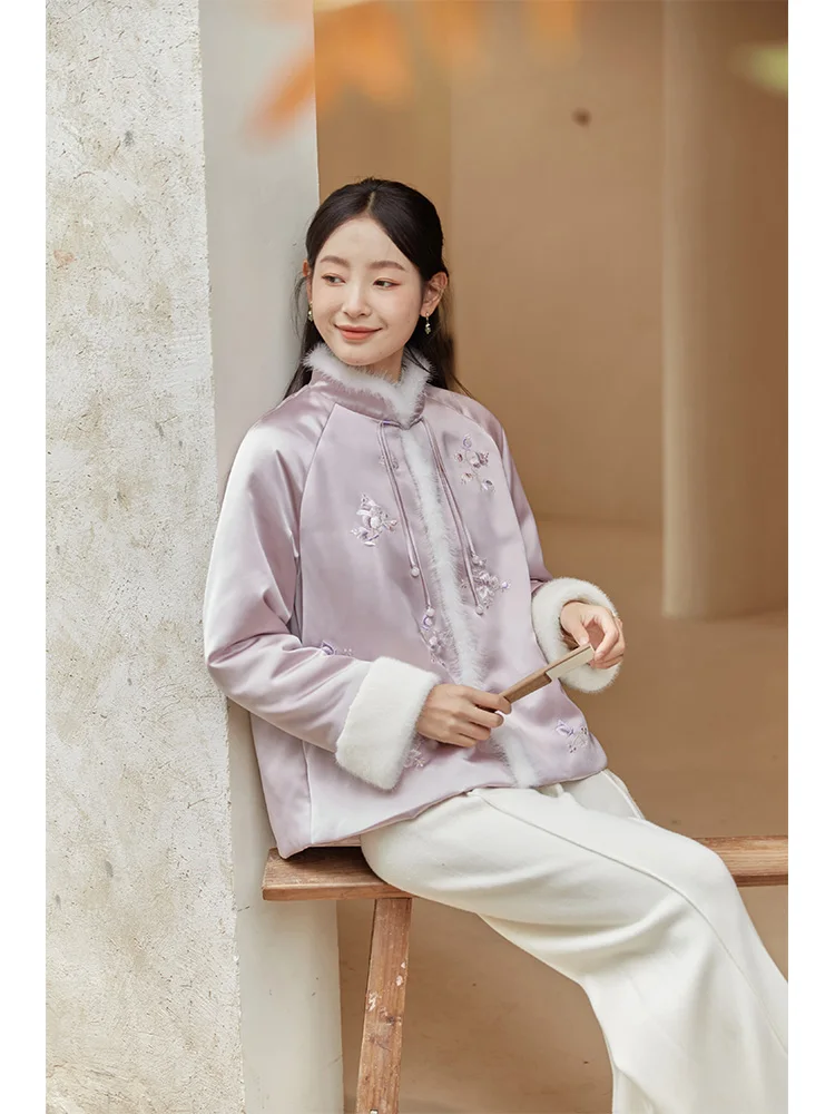 New Chinese Sle Women's Thiened Cotton Jaet Embroidered Loose Tea Costume Outerwear Removed from elf Faionable Casu...
New Chinese Sle Women's Thiened Cotton Jaet Embroidered Loose Tea Costume Outerwear Removed from elf Faionable Casu...