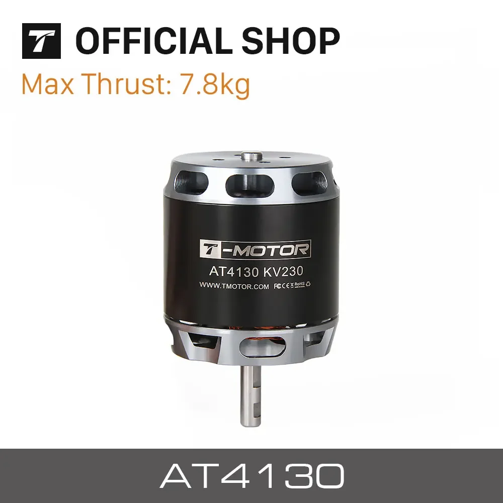 T-MOTOR Brushless motor AT4130 KV230 300KV 450KV Customized UAV drone Electric fixed wing motor OEM or ODM
T-MOTOR Brushless motor AT4130 KV230 300KV 450KV Customized UAV drone Electric fixed wing motor OEM or ODM