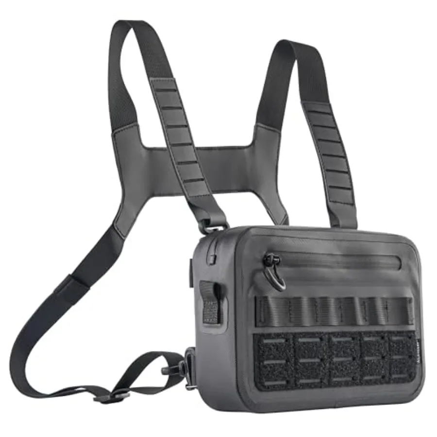 Sports Chest Bag for Men Women Comepletely Waterproof Tactical Chest Pack Multifunction Motorcycle bag for Outdoor Activities
Sports Chest Bag for Men Women Comepletely Waterproof Tactical Chest Pack Multifunction Motorcycle bag for Outdoor Activities