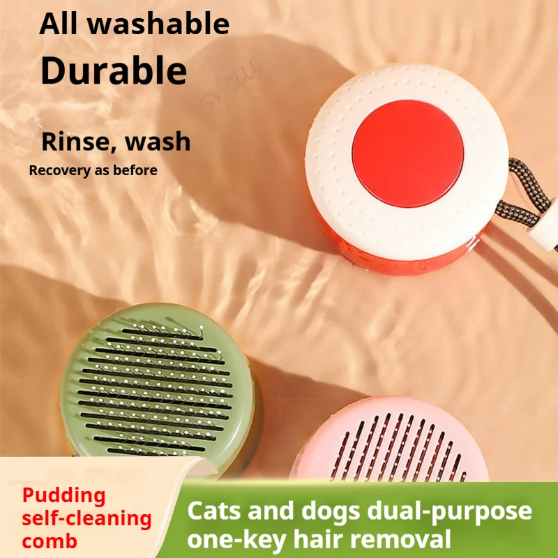 One Click Cat Hair Removal Portable Pocket Comb Stainless Steel Pins Self-Cleaning Dog Comb De-Fluffing Cat Shedding Comb
One Click Cat Hair Removal Portable Pocket Comb Stainless Steel Pins Self-Cleaning Dog Comb De-Fluffing Cat Shedding Comb
