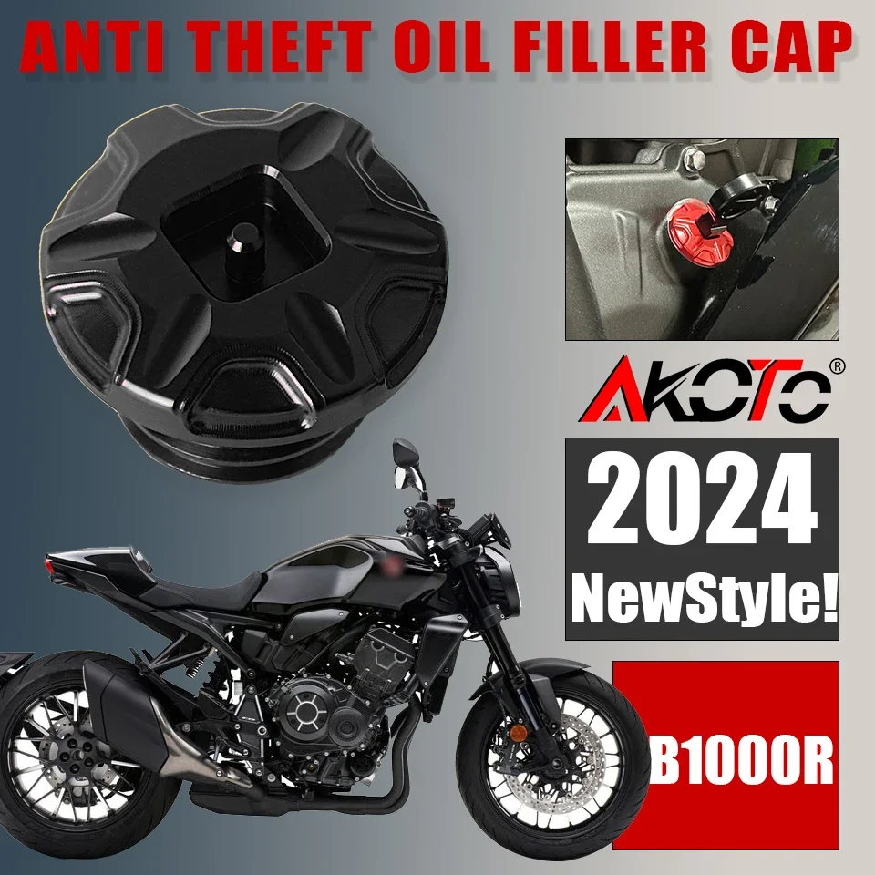 Motorcycle Anti theft Oil Filler Cap Accessories Engine Oil Plug Cover For HONDA CB1000R BLACK EDITION CB 1000R 2017-2023 2024+
Motorcycle Anti theft Oil Filler Cap Accessories Engine Oil Plug Cover For HONDA CB1000R BLACK EDITION CB 1000R 2017-2023 2024+