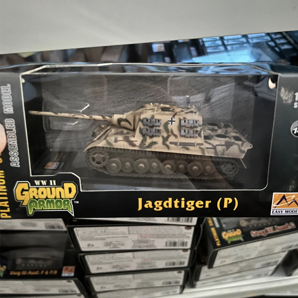 Easymodel 36114 1:72 Scale German 1944 Tiger Hunter Heavy Tank Military Model Static Plastic Collection Toy
Easymodel 36114 1:72 Scale German 1944 Tiger Hunter Heavy Tank Military Model Static Plastic Collection Toy