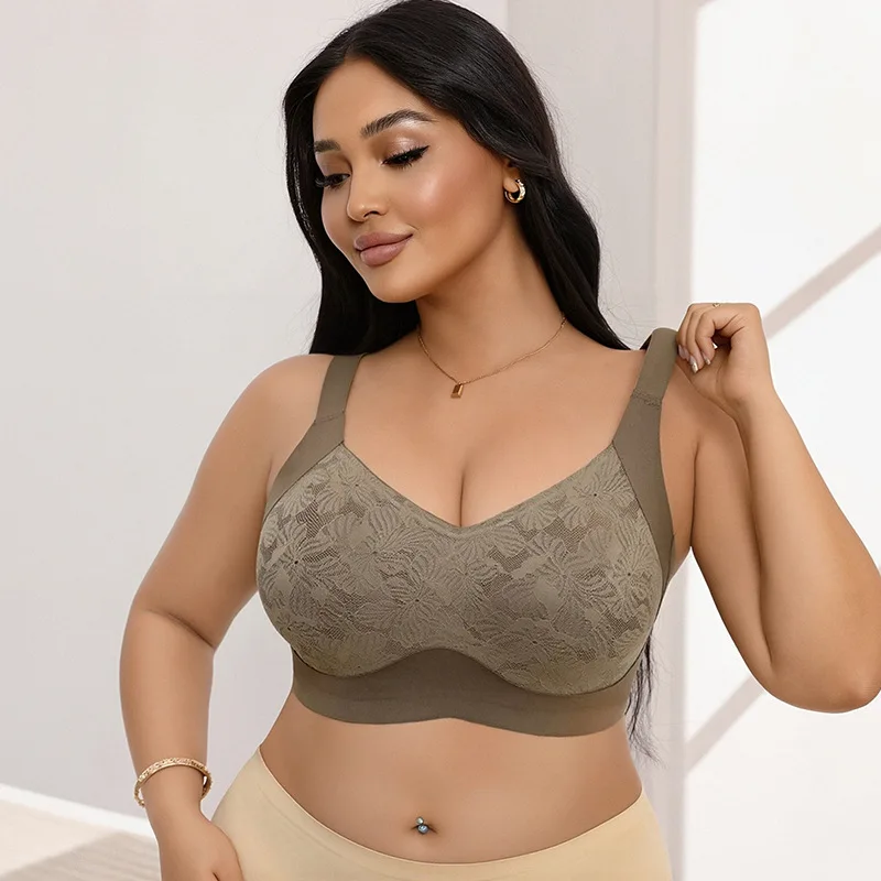 Women Plus Size Seamless Wireless Bra Push Up Anti Sagging Big Bust Minimizer Wirefree Adjustable Bra Full Cup XL 2XL 3XL 4XL
Women Plus Size Seamless Wireless Bra Push Up Anti Sagging Big Bust Minimizer Wirefree Adjustable Bra Full Cup XL 2XL 3XL 4XL