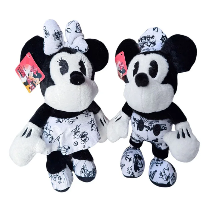 Mickey Minnie Plush Toy Black and White Cartoon Stuffed Doll Retro Classic Character Gift for Kids and Collectors Kawaii Girls
Mickey Minnie Plush Toy Black and White Cartoon Stuffed Doll Retro Classic Character Gift for Kids and Collectors Kawaii Girls