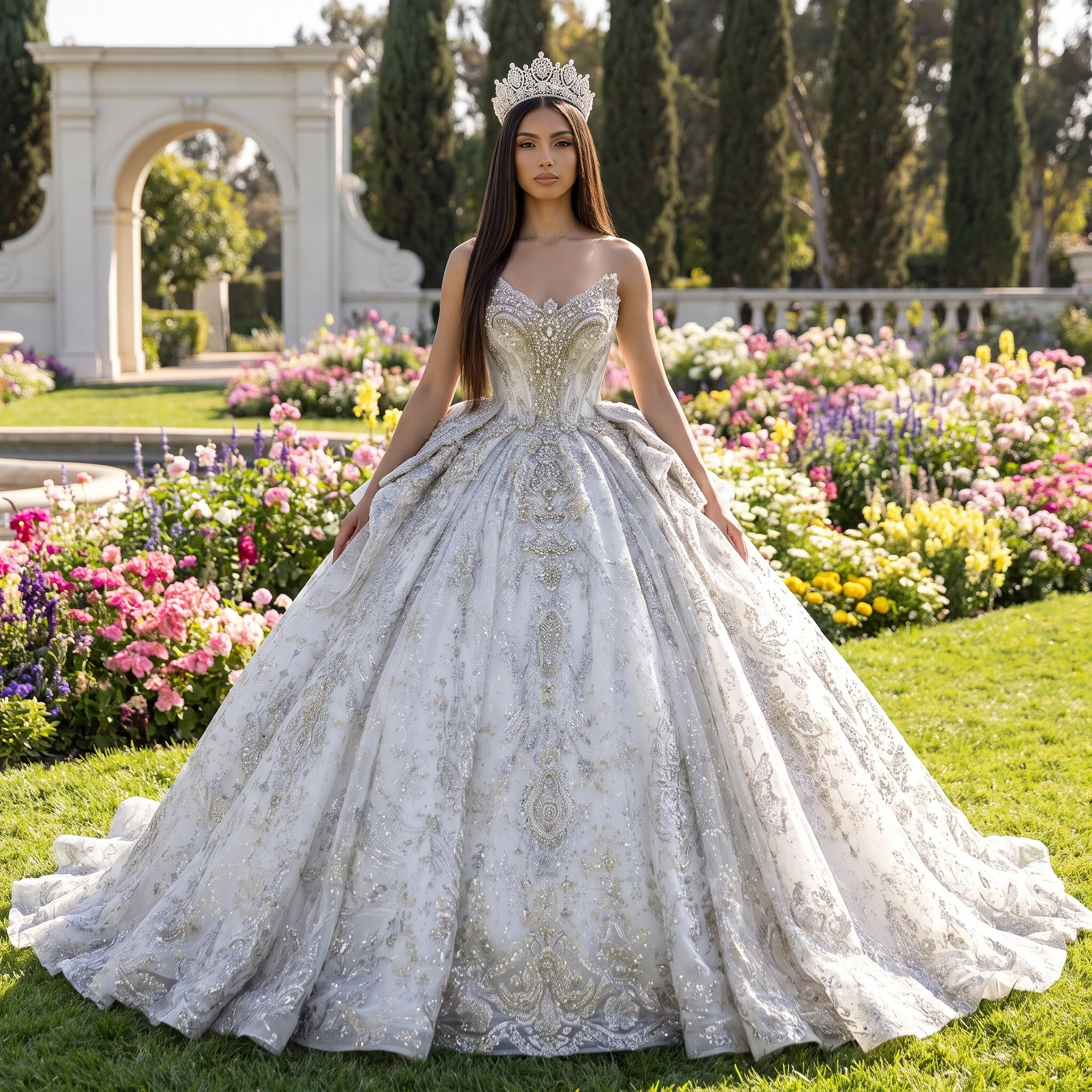 Customzied Sparkle Wedding Dresses 2026 Superfine Ball Gown Glitter Beads Sequin Sleeveless Bride Bridal Gown vestidos de novia
Customzied Sparkle Wedding Dresses 2026 Superfine Ball Gown Glitter Beads Sequin Sleeveless Bride Bridal Gown vestidos de novia