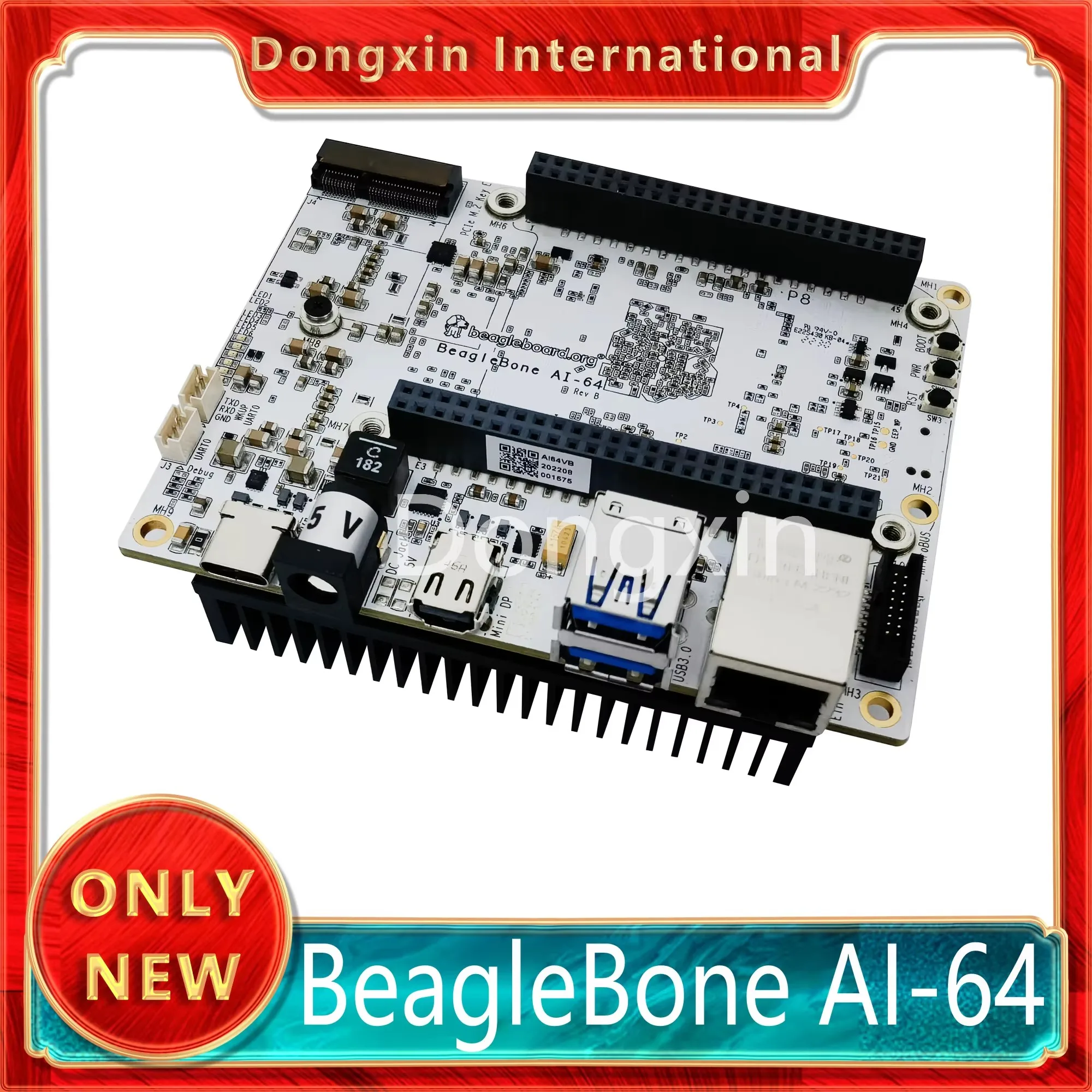 BeagleBone AI-64 TDA4VM BEAGL-BONE-AI-64 Разработка платы искусственного интеллекта
BeagleBone AI-64 TDA4VM BEAGL-BONE-AI-64 Разработка платы искусственного интеллекта