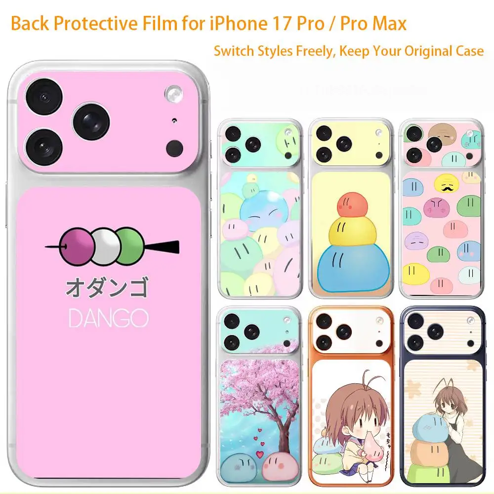 Dango Daikazoku Premium Skin Wrap for iPhone 17 Pro/Max, Back Frame Camera Protective Decal (Not Case)
Dango Daikazoku Premium Skin Wrap for iPhone 17 Pro/Max, Back Frame Camera Protective Decal (Not Case)