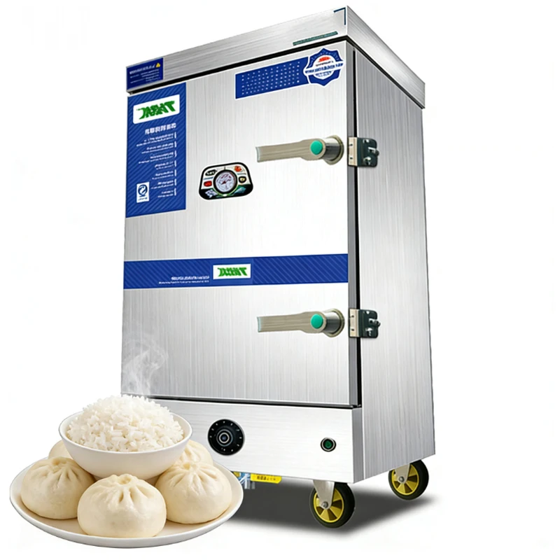 Коммерческий шкаф для приготовления пельменей с рисовой лапшой, промышленные электрические многофункциональные пароварки, большая пароварка из нержавеющей стали
Коммерческий шкаф для приготовления пельменей с рисовой лапшой, промышленные электрические многофункциональные пароварки, большая пароварка из нержавеющей стали