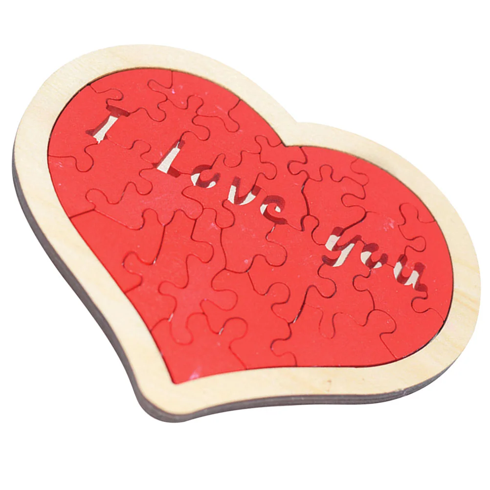 1 Set of Wooden Puzzles Kids Wood Jigsaw Puzzles Valentine's Day Heart Puzzles Boards Toy Wooden Heart Puzzle
1 Set of Wooden Puzzles Kids Wood Jigsaw Puzzles Valentine's Day Heart Puzzles Boards Toy Wooden Heart Puzzle