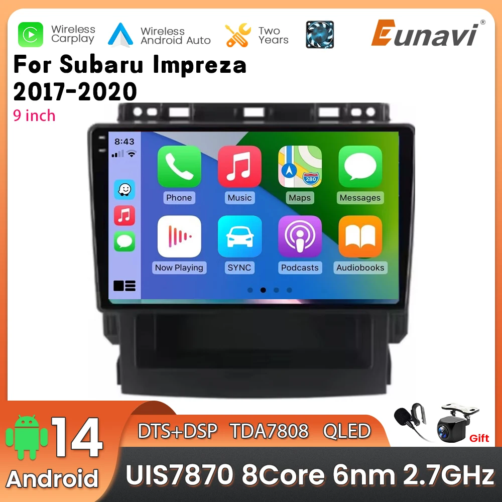 Автомобильный мультимедийный плеер Android 14 2 Din для Subaru Impreza 2017-2020, головное устройство, стерео GPS-навигация BT WIFI
Автомобильный мультимедийный плеер Android 14 2 Din для Subaru Impreza 2017-2020, головное устройство, стерео GPS-навигация BT WIFI