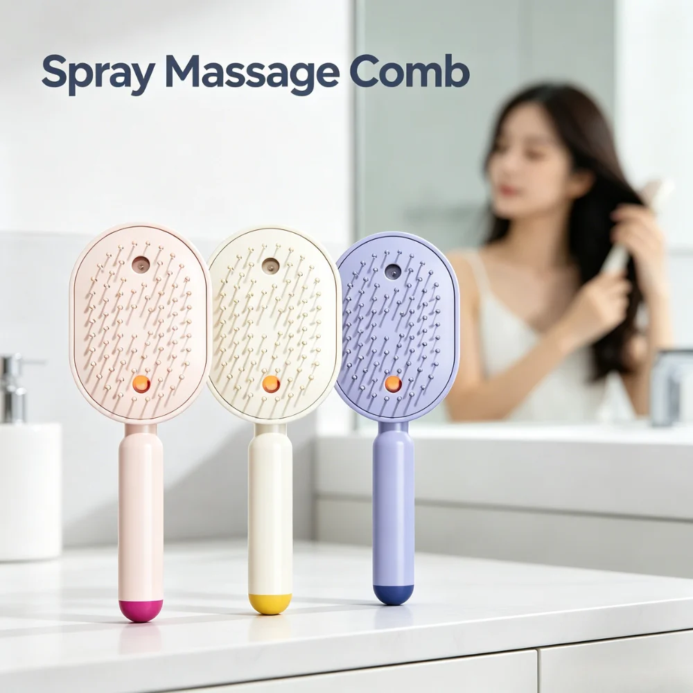Electric Spray Massage Comb Separable Wash Head Dual Mist Anti Frizz Tool Work Great For Wet Styling And Daily Dry Hair Grooming
Electric Spray Massage Comb Separable Wash Head Dual Mist Anti Frizz Tool Work Great For Wet Styling And Daily Dry Hair Grooming