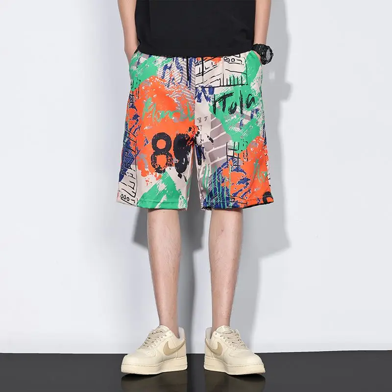 Trendy Printed Beach orts Men's Water-Resistant Qui-Dry Five-Quarter Length Casual Loose Fit Breathable Summer orts
Trendy Printed Beach orts Men's Water-Resistant Qui-Dry Five-Quarter Length Casual Loose Fit Breathable Summer orts