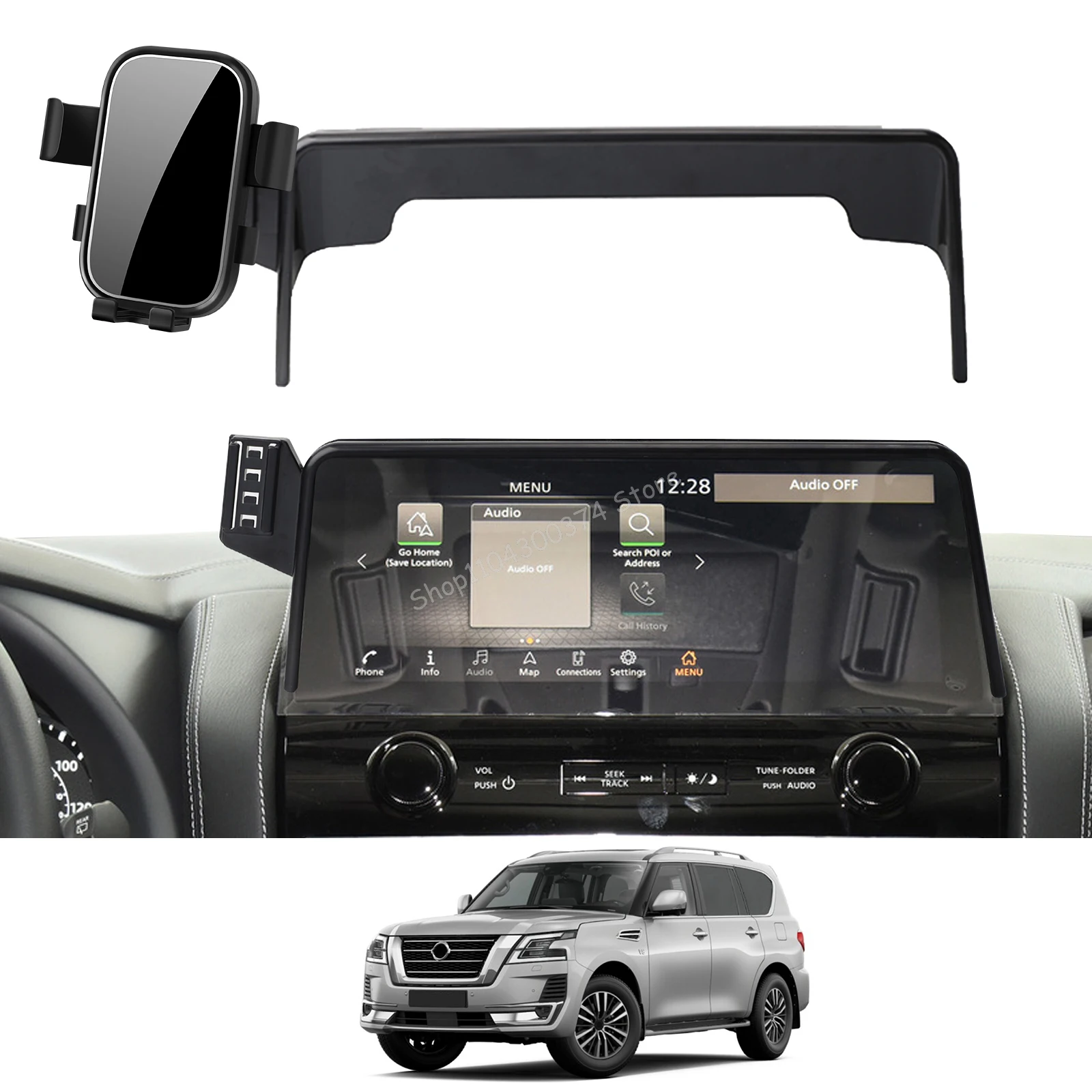Car Mobile Phone Holder for Nissan Patrol Y62 2021 2022 2023 2024 GPS Bracket Navigation Stand Auto Accessories
Car Mobile Phone Holder for Nissan Patrol Y62 2021 2022 2023 2024 GPS Bracket Navigation Stand Auto Accessories