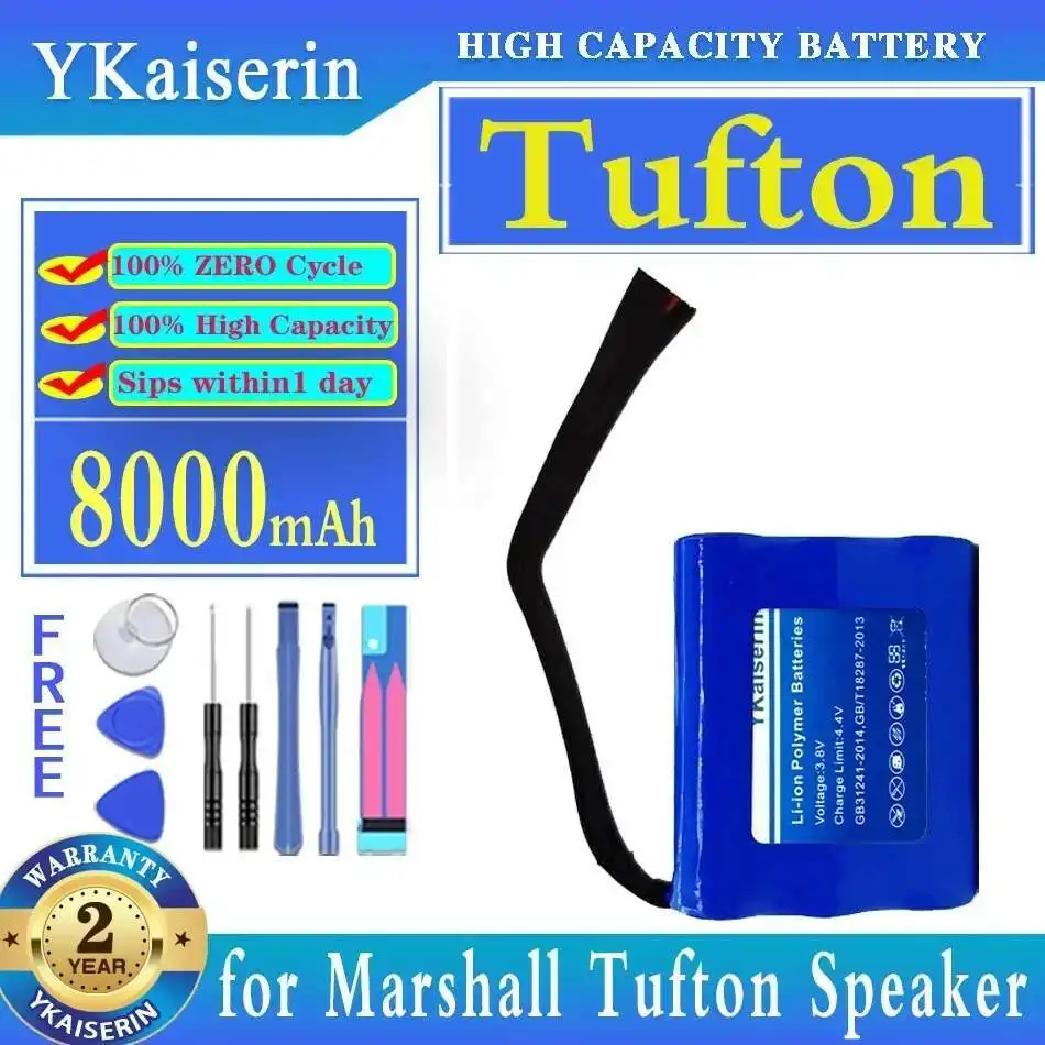 Long-Lasting Performance Speaker Battery For Marshall Tufton C196G1 8000Mah
Long-Lasting Performance Speaker Battery For Marshall Tufton C196G1 8000Mah