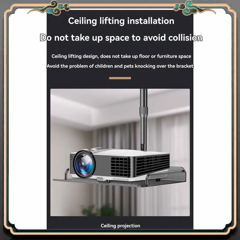 ASMA-Projector Ceiling Mount Tray Wall Mount Bracket For Cameras & Projectors, Ideal For Video Conferencing & Home Office
ASMA-Projector Ceiling Mount Tray Wall Mount Bracket For Cameras & Projectors, Ideal For Video Conferencing & Home Office