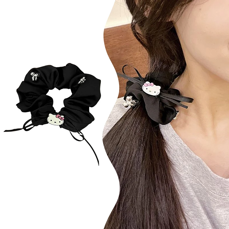 Sanrio Hello Kitty веревка для волос черное кольцо для волос с толстой кишкой модная элегантная высокоэластичная повязка для волос для девочек универсальный головной убор
Sanrio Hello Kitty веревка для волос черное кольцо для волос с толстой кишкой модная элегантная высокоэластичная повязка для волос для девочек универсальный головной убор