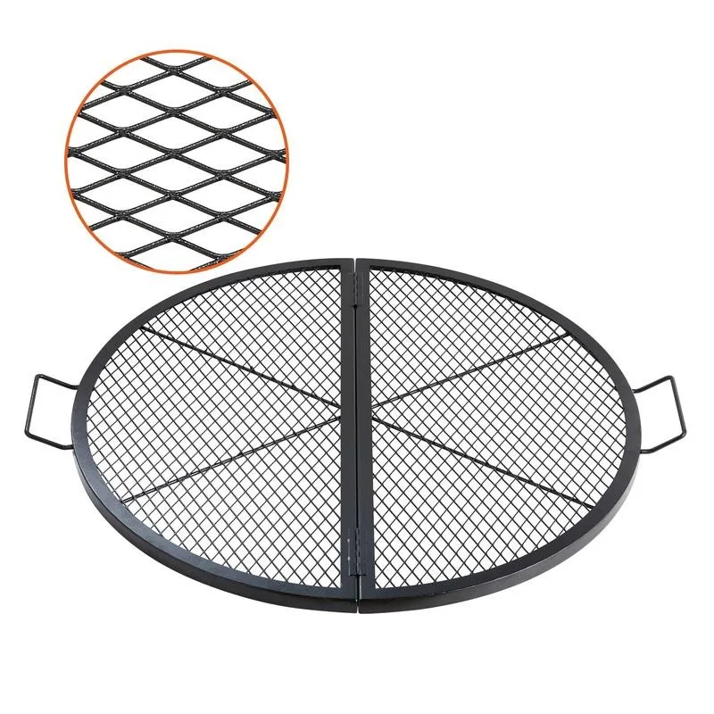 Fire Pit Grill Grate, Foldable Round Cooking Grate, Heavy Duty Steel Campfire BBQ Grill Grid with Handle and Support X Wire, Portable Camping Cookware for Outside Party, 36 Inch Black
Fire Pit Grill Grate, Foldable Round Cooking Grate, Heavy Duty Steel Campfire BBQ Grill Grid with Handle and Support X Wire, Portable Camping Cookware for Outside Party, 36 Inch Black