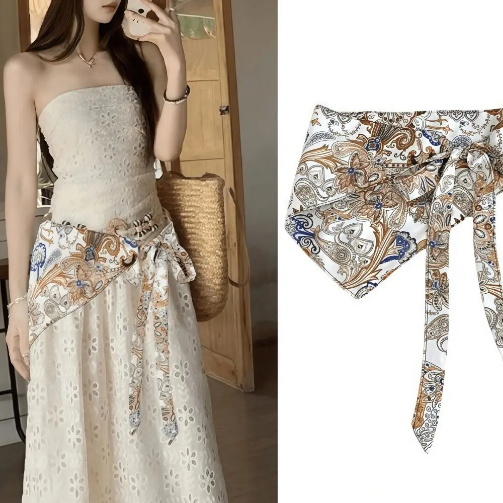 Fashion Ethnic Style Cashew Flower Waist Wrap Multicolor Stacked Wear Belt Multi-functional Triangular Scarf Accessories
Fashion Ethnic Style Cashew Flower Waist Wrap Multicolor Stacked Wear Belt Multi-functional Triangular Scarf Accessories