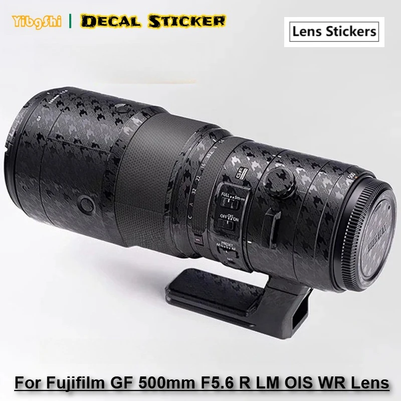 For Fuji GF500 F5.6 Lens Decal Skin for FUJINON GF500mm f/5.6 R LM OIS WR Lens Stickers For Fujifilm 500 f5.6 Len
For Fuji GF500 F5.6 Lens Decal Skin for FUJINON GF500mm f/5.6 R LM OIS WR Lens Stickers For Fujifilm 500 f5.6 Len