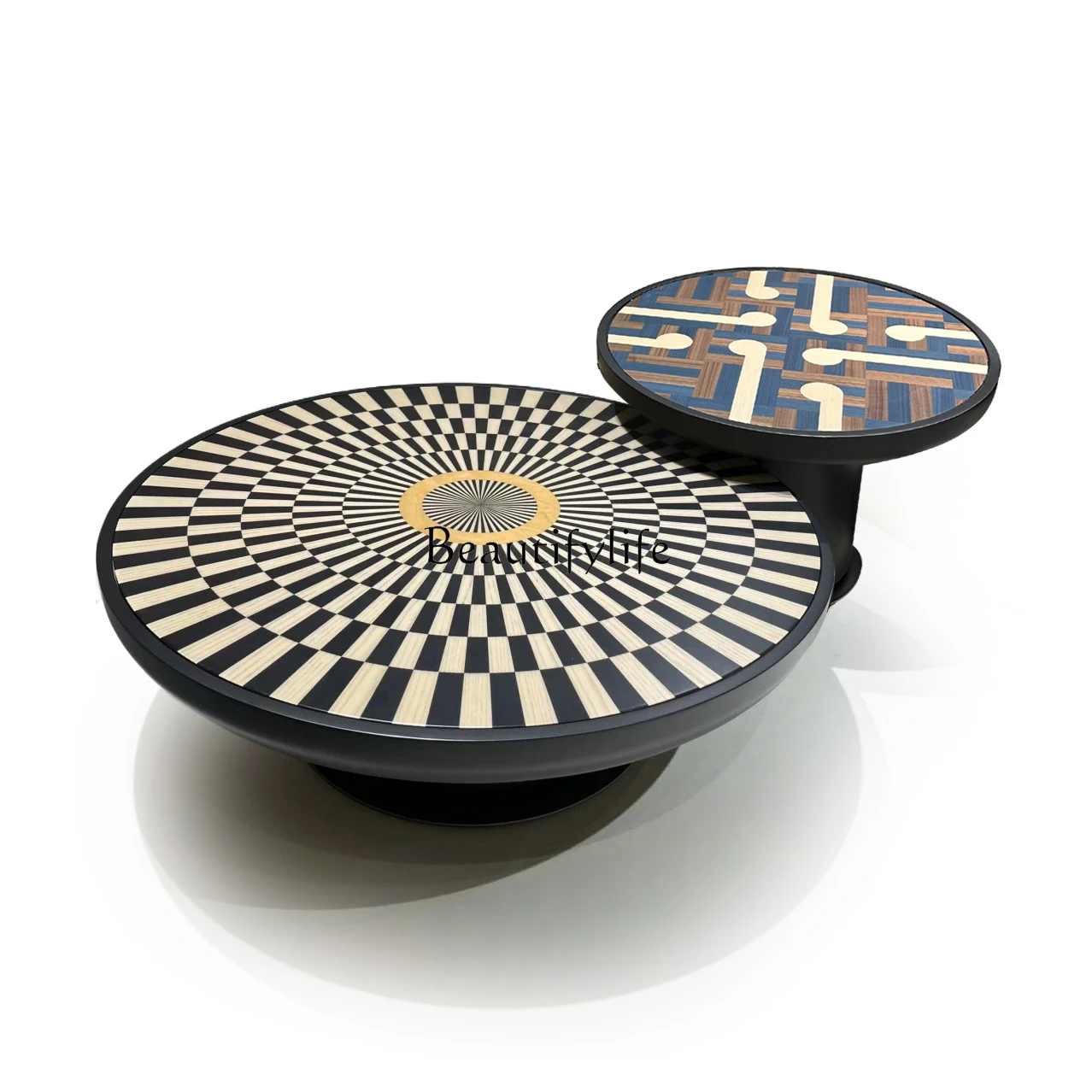 Italian minimalist solid wood coffee table living room creative round coffee table 
Italian minimalist solid wood coffee table living room creative round coffee table