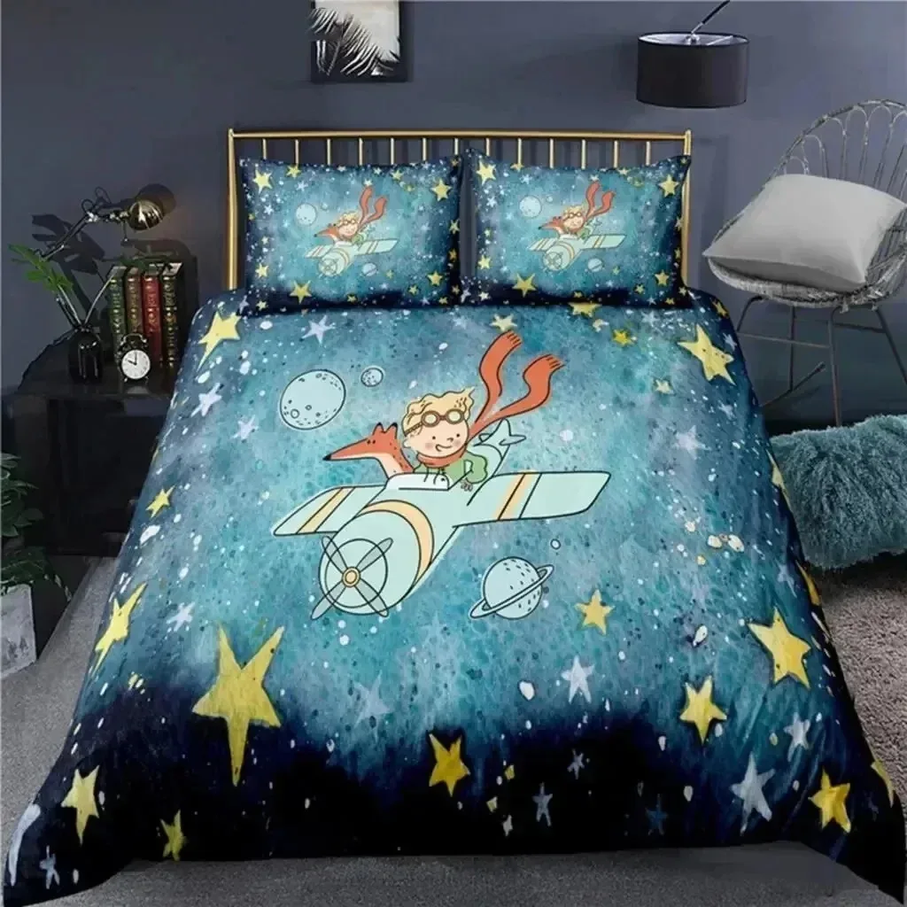 3D Print Anime Little Prince Le Petit Prince Bedding Set Boys Girls Twin Queen Size Duvet Cover Bed Kids Adult
3D Print Anime Little Prince Le Petit Prince Bedding Set Boys Girls Twin Queen Size Duvet Cover Bed Kids Adult
