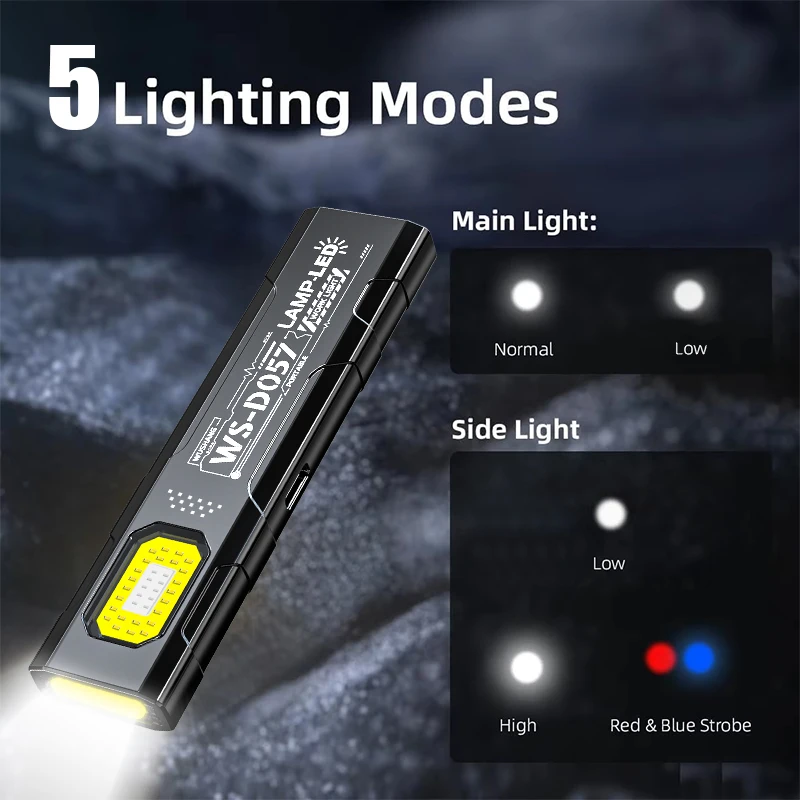 Strong flashlight with long battery life and lithium battery Mini Torch Light Pocket Lantern Flood Work Light With Magnet
Strong flashlight with long battery life and lithium battery Mini Torch Light Pocket Lantern Flood Work Light With Magnet