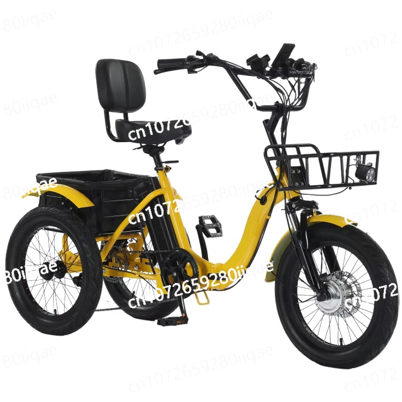 Fat Electric Tricycle 18 Inch Folding Electric Mountain Bike with Cargo Basket 350W 3 Garden Car
Fat Electric Tricycle 18 Inch Folding Electric Mountain Bike with Cargo Basket 350W 3 Garden Car