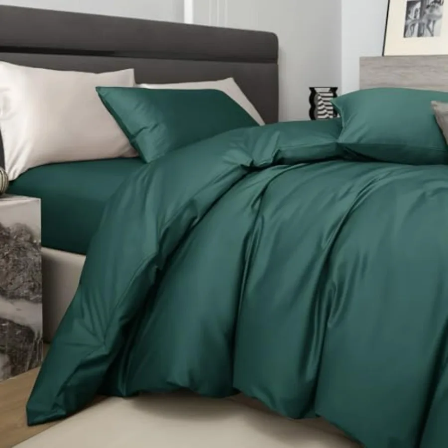 Duvet Cover Set 800 Thread Count Long Staple Cotton Sateen Silky Soft Luxurious Smooth 3 Pcs Set
Duvet Cover Set 800 Thread Count Long Staple Cotton Sateen Silky Soft Luxurious Smooth 3 Pcs Set