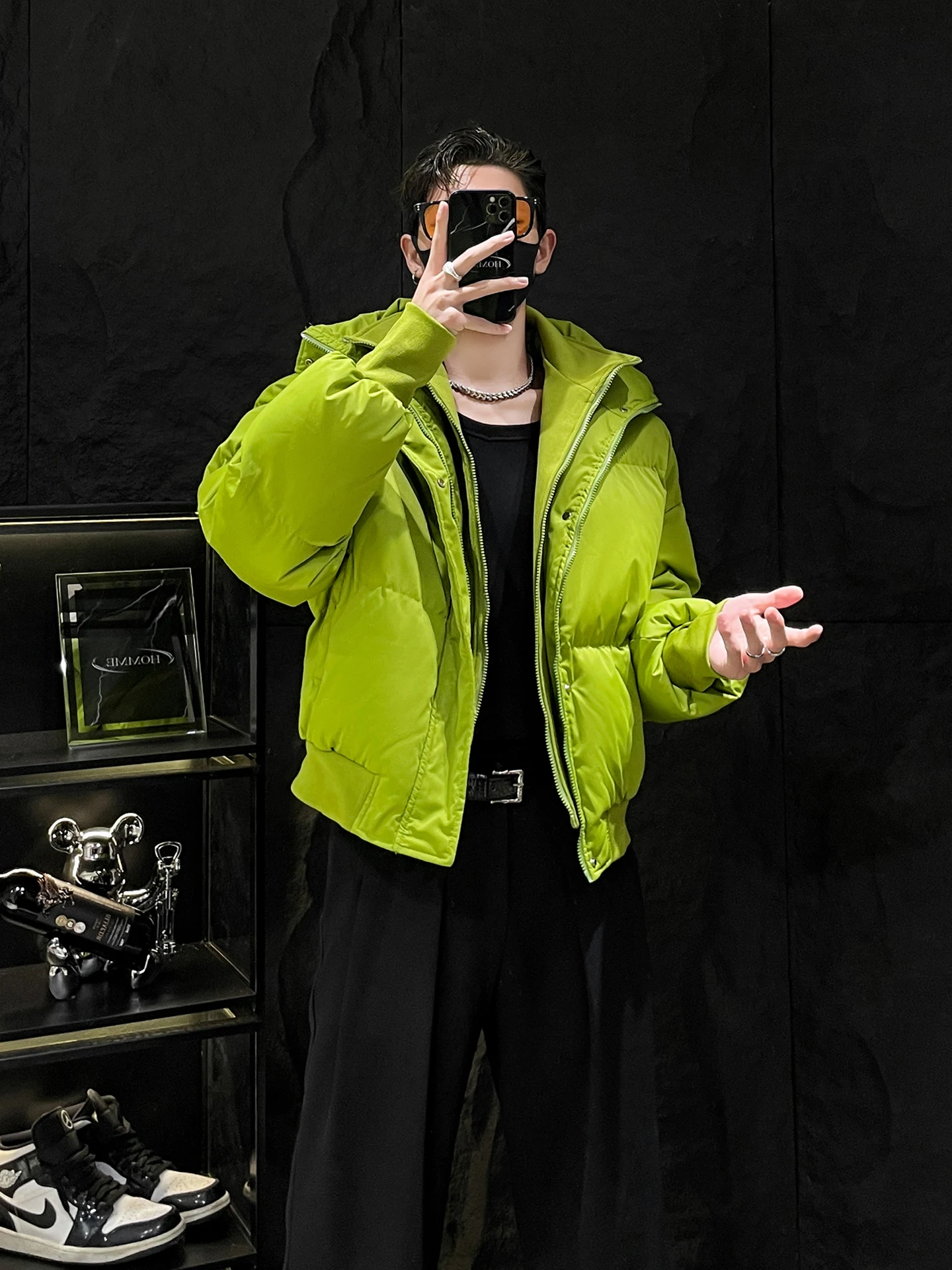 HOMME Мужское хлопковое пальто Thiened Jaet, свободный хлеб, дизайн сращивания, теплое молодежное пальто с застежкой-молнией
HOMME Мужское хлопковое пальто Thiened Jaet, свободный хлеб, дизайн сращивания, теплое молодежное пальто с застежкой-молнией