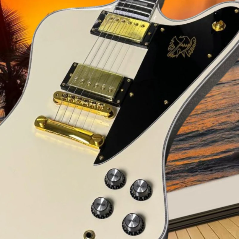 Cream Yellow Color Firebird Mahogany Body Rosewood Fingerboard With Fixed Bridge Jazz Blues Rock Electric Guitar Free Delivery
Cream Yellow Color Firebird Mahogany Body Rosewood Fingerboard With Fixed Bridge Jazz Blues Rock Electric Guitar Free Delivery