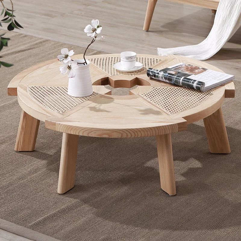 Rattan coffee table round art rattan surface real rattan solid wood living room round simple household gossip gear coffee table
Rattan coffee table round art rattan surface real rattan solid wood living room round simple household gossip gear coffee table