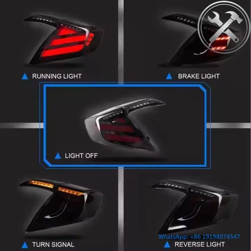 2016-2021 Compact Sports Car Sedan Full LED Taillights Assembly Yellow White DRL Sequential Turn Signal Brake Lamp Waterproof Au
2016-2021 Compact Sports Car Sedan Full LED Taillights Assembly Yellow White DRL Sequential Turn Signal Brake Lamp Waterproof Au