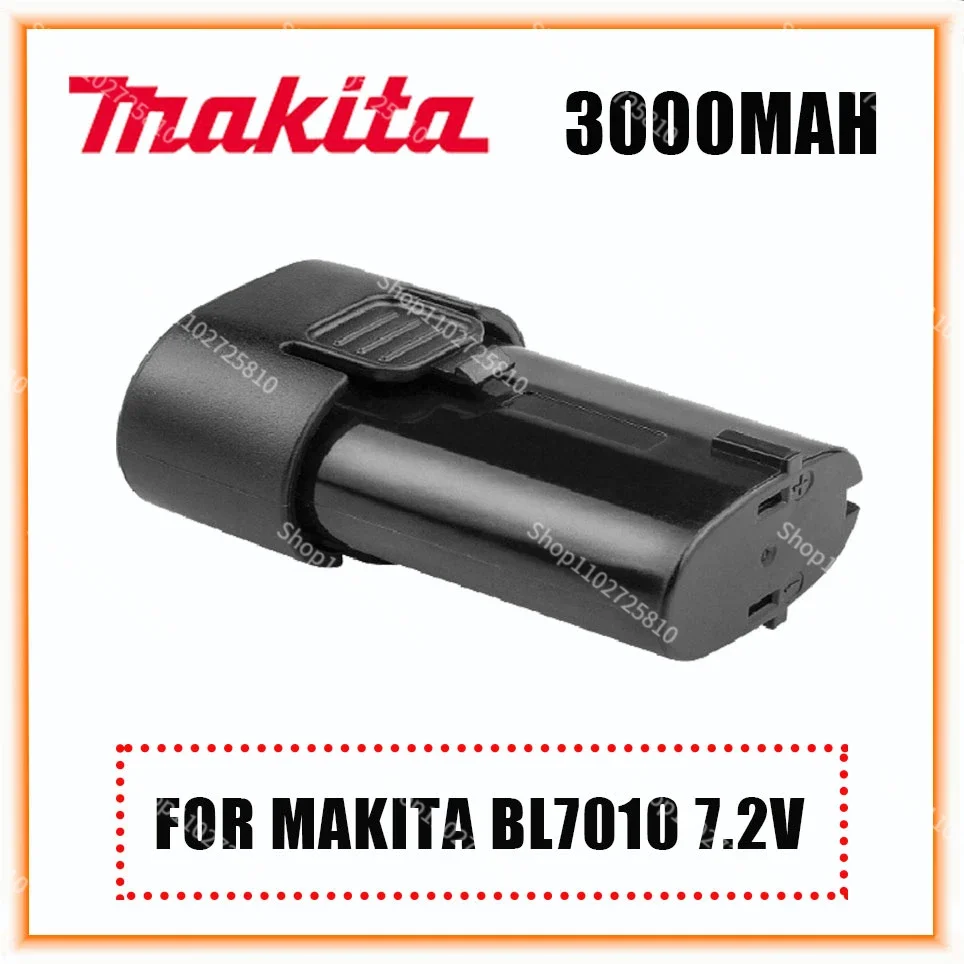 7.2V 3000mAh BL7010 Li-ion Battery Replacement Makita 194355-4 TD020 TD020D TD020DS DF330D ML704 TD090D Power Tools
7.2V 3000mAh BL7010 Li-ion Battery Replacement Makita 194355-4 TD020 TD020D TD020DS DF330D ML704 TD090D Power Tools