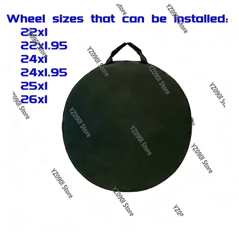 20/24/26 Inch Wheel Storage Bag Thickened Oxford Cloth Sponge Padded Protective Pouch for Wheelchair Bicycle Wheel
20/24/26 Inch Wheel Storage Bag Thickened Oxford Cloth Sponge Padded Protective Pouch for Wheelchair Bicycle Wheel