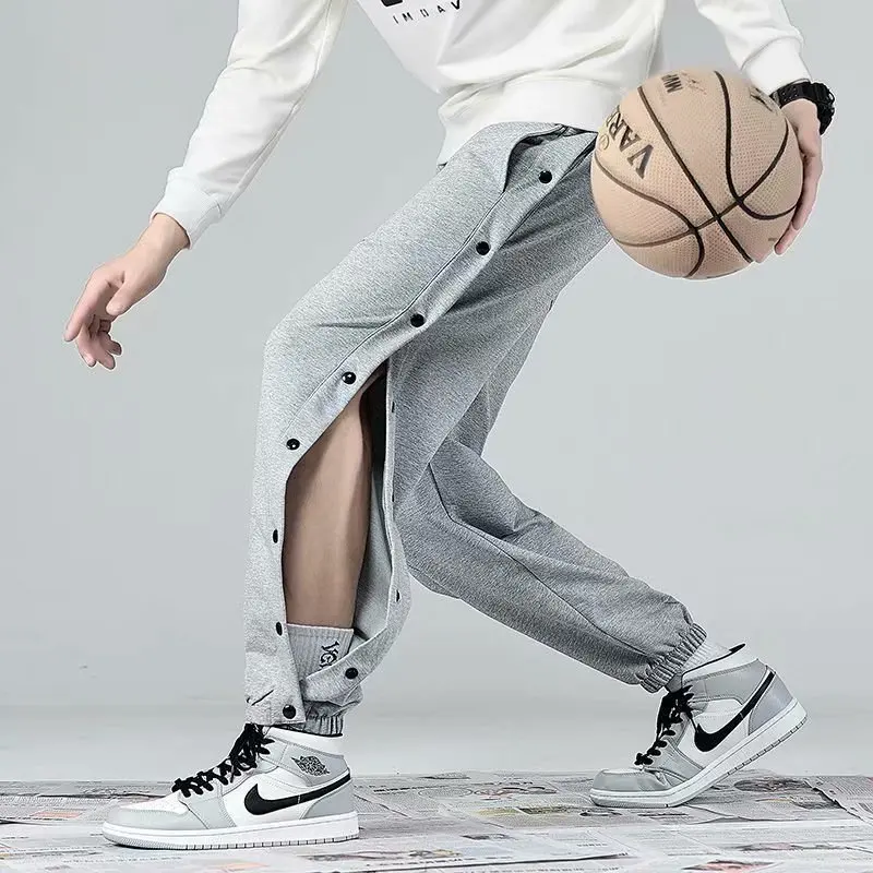 TRSYPHXM Tight leg sports pants men's trendy brand spring and autumn loose wide leg breasted basketball casual long back pants
TRSYPHXM Tight leg sports pants men's trendy brand spring and autumn loose wide leg breasted basketball casual long back pants
