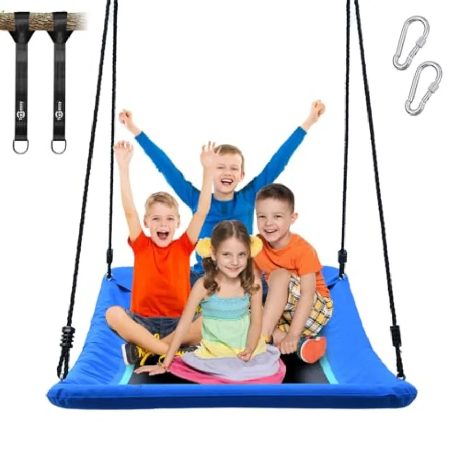 700lb Giant 60" Skycurve Platform Tree Swing for and Adults with 2 Hanging Straps- Patented
700lb Giant 60" Skycurve Platform Tree Swing for and Adults with 2 Hanging Straps- Patented