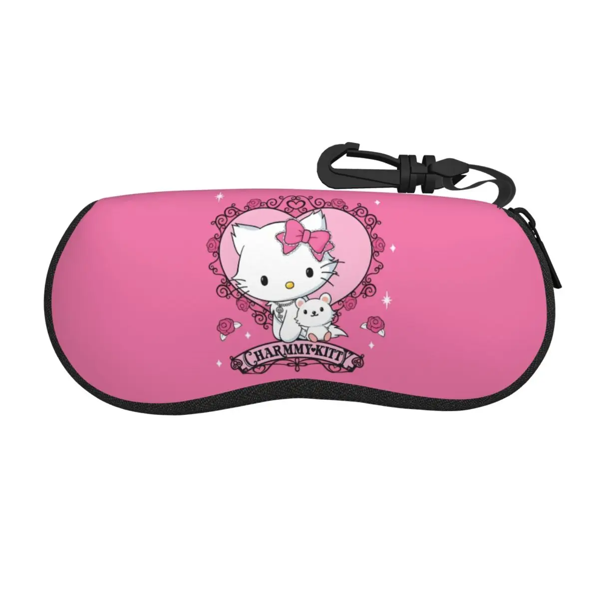 Чехол для очков с героями мультфильмов Charmmy Kitty, женский и мужской мягкий защитный чехол для солнцезащитных очков в стиле аниме
Чехол для очков с героями мультфильмов Charmmy Kitty, женский и мужской мягкий защитный чехол для солнцезащитных очков в стиле аниме