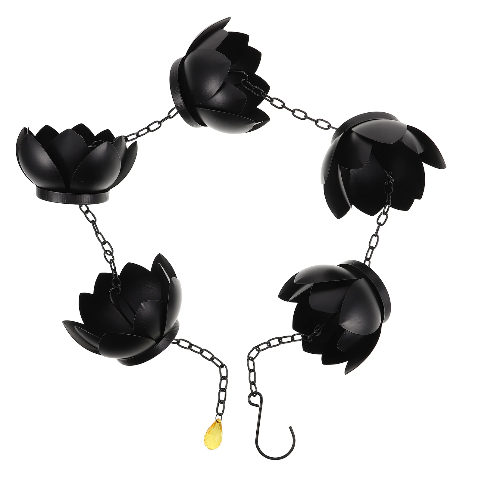Lotus Rain Chain Metal Hanging Decorative Gutter Downspouts Garden Chains Iron Home Gutters Water Flow Long Lasting Material 
Lotus Rain Chain Metal Hanging Decorative Gutter Downspouts Garden Chains Iron Home Gutters Water Flow Long Lasting Material