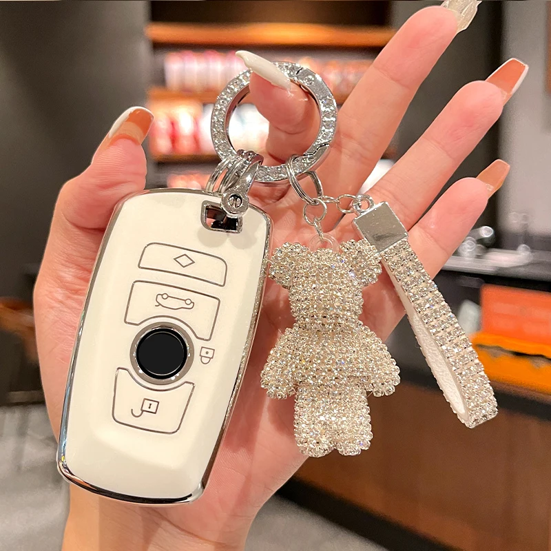 For BMW 1 3 5 7 Series X1 X3 X4 X5 X6 X7 F10 F15 F16 F20 F30 F18 F25 M3 M4 E34 G20 G30 TPU Car Remote Key Case Cover Keychain
For BMW 1 3 5 7 Series X1 X3 X4 X5 X6 X7 F10 F15 F16 F20 F30 F18 F25 M3 M4 E34 G20 G30 TPU Car Remote Key Case Cover Keychain