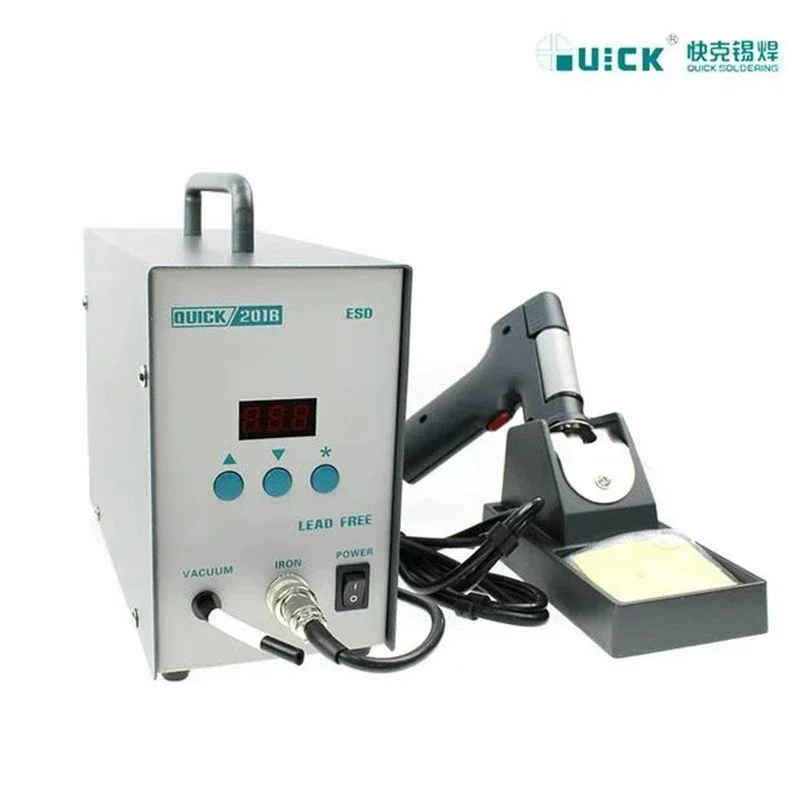 220V Original QUICK 201B ESD Electric Suction Tin Gun QUICK201B Disassembly Static Electric Suction Tin Pump 90W
220V Original QUICK 201B ESD Electric Suction Tin Gun QUICK201B Disassembly Static Electric Suction Tin Pump 90W