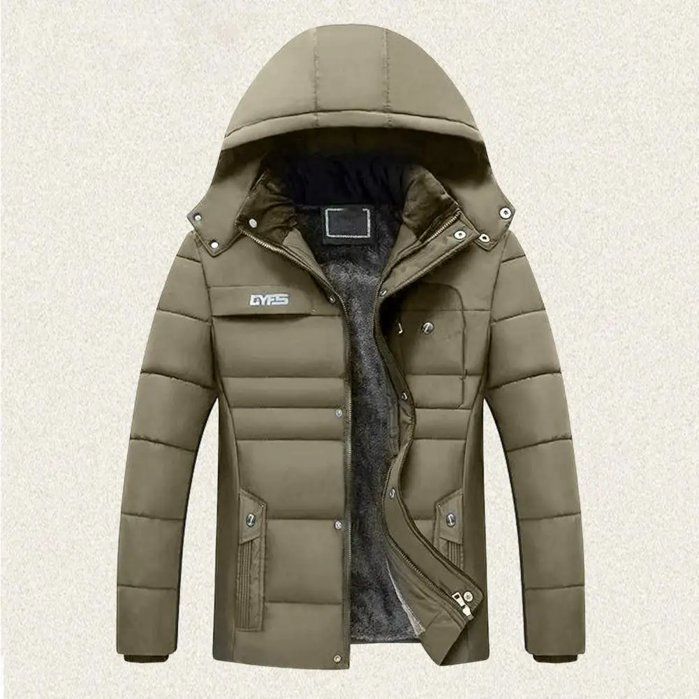 Cotton Padded Plush Lining Windbreaker Thicken Hooded Men Jacket Coat Cold Proof Hood Jacket Outwear Male Jacket Thermal Parkas
Cotton Padded Plush Lining Windbreaker Thicken Hooded Men Jacket Coat Cold Proof Hood Jacket Outwear Male Jacket Thermal Parkas