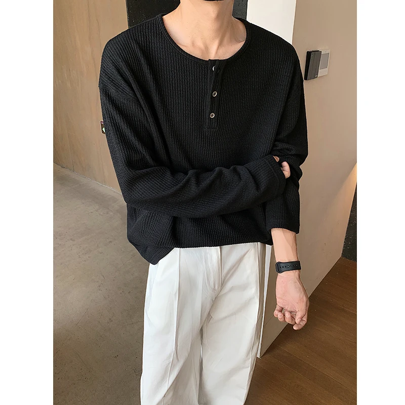Spring Long Sleeved T-shirt Men Oversized Fashion White Casual T Shirt Men Streetwear Korean Loose Pullover T Shirt Mens Top
Spring Long Sleeved T-shirt Men Oversized Fashion White Casual T Shirt Men Streetwear Korean Loose Pullover T Shirt Mens Top