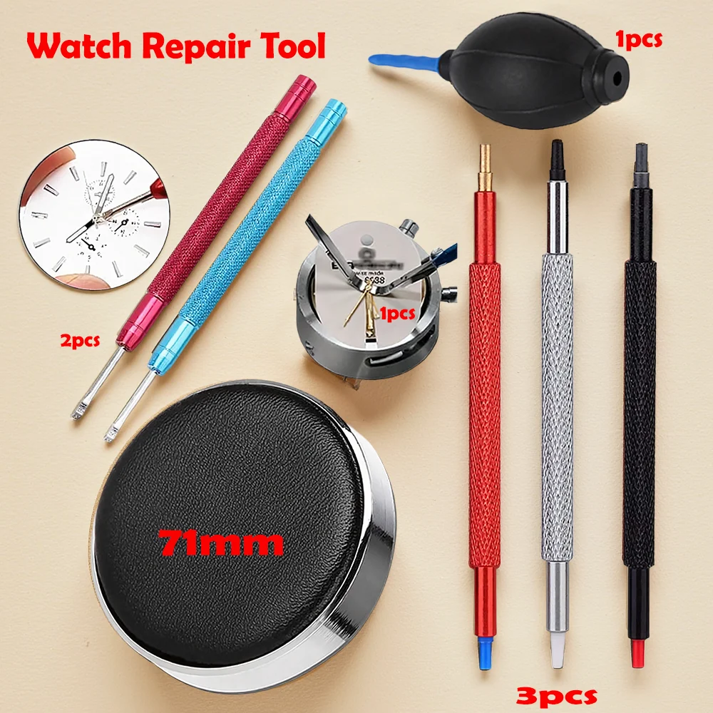 Portable Watch Tools Kit: Dust Proof Pads, 5X Loupe, Precision Tweezers - Compact Case for DIY Home Repair
Portable Watch Tools Kit: Dust Proof Pads, 5X Loupe, Precision Tweezers - Compact Case for DIY Home Repair