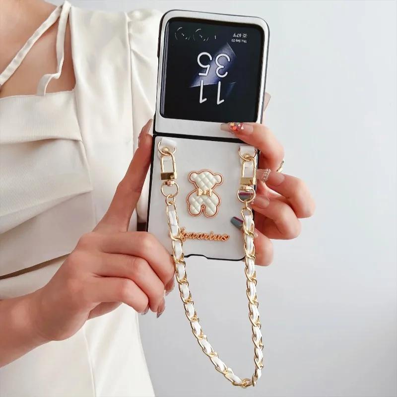 For Motorola Razr 60 Pro 50 Ultra 40 Cute Little Bear Lambskin Wrist Strap PU Leather Phone Case Shockproof Anti-Scratch Cover
For Motorola Razr 60 Pro 50 Ultra 40 Cute Little Bear Lambskin Wrist Strap PU Leather Phone Case Shockproof Anti-Scratch Cover