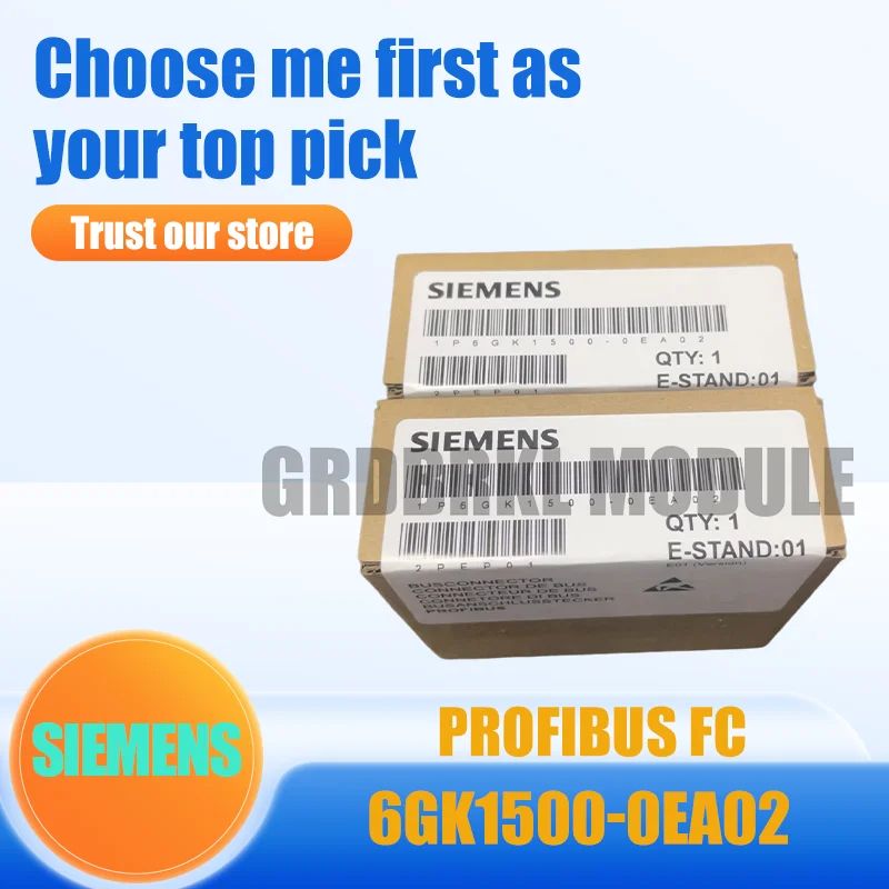 New Original SIEMENS 6GK1500-0EA02 6GK1 500-0EA02 PROFIBUS FC Terminal Resistor
New Original SIEMENS 6GK1500-0EA02 6GK1 500-0EA02 PROFIBUS FC Terminal Resistor