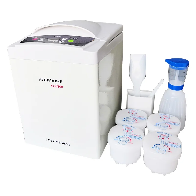 ALGIMAX-II GX300 Automatic Alginate Impression Material Mixer Alginate Mxing Machine for Lab Equipment
ALGIMAX-II GX300 Automatic Alginate Impression Material Mixer Alginate Mxing Machine for Lab Equipment