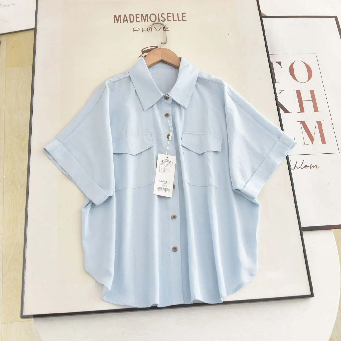 McSystem Linen Short Sleeve Shirt Summer 2026 Loose Casual Style Commute Slimming Loose Fit Breathable Comfortable Women's Shirt
McSystem Linen Short Sleeve Shirt Summer 2026 Loose Casual Style Commute Slimming Loose Fit Breathable Comfortable Women's Shirt