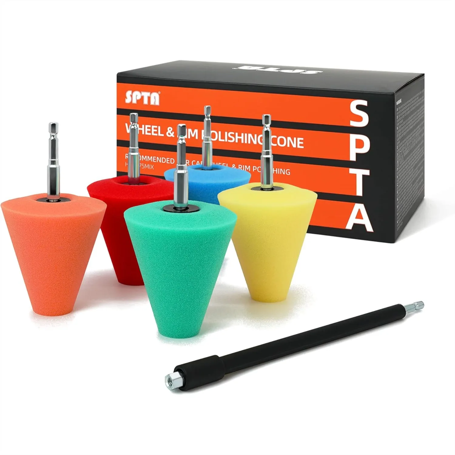 5 Pack Polishing Cone Kit For Car Wheel Hub Drill Buffing Sponge Pads Attaches To Standard Household Drill
5 Pack Polishing Cone Kit For Car Wheel Hub Drill Buffing Sponge Pads Attaches To Standard Household Drill